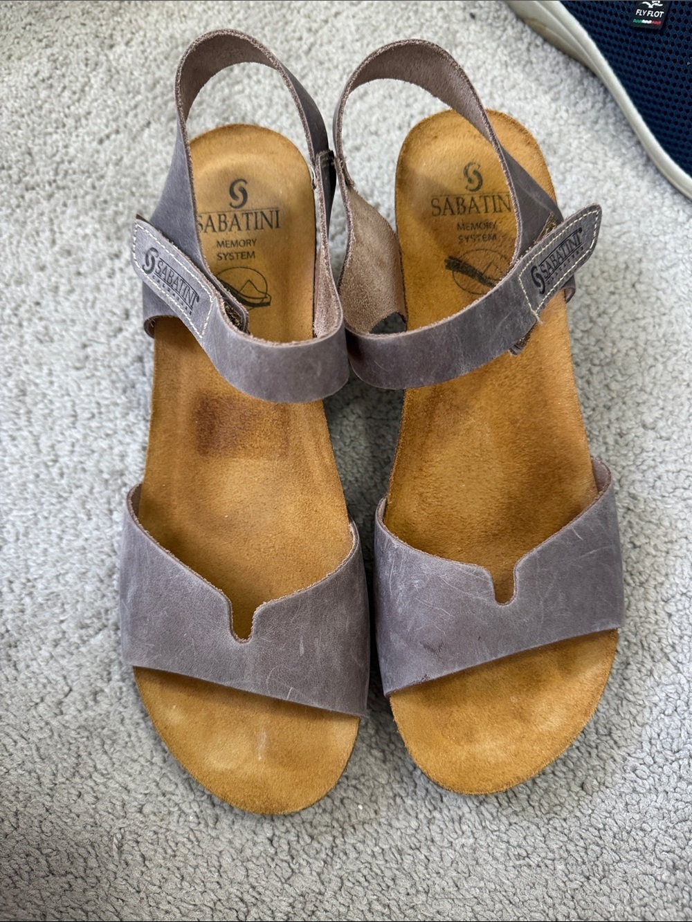 Sabatini leather heeled Adjustable Slingback Sandals